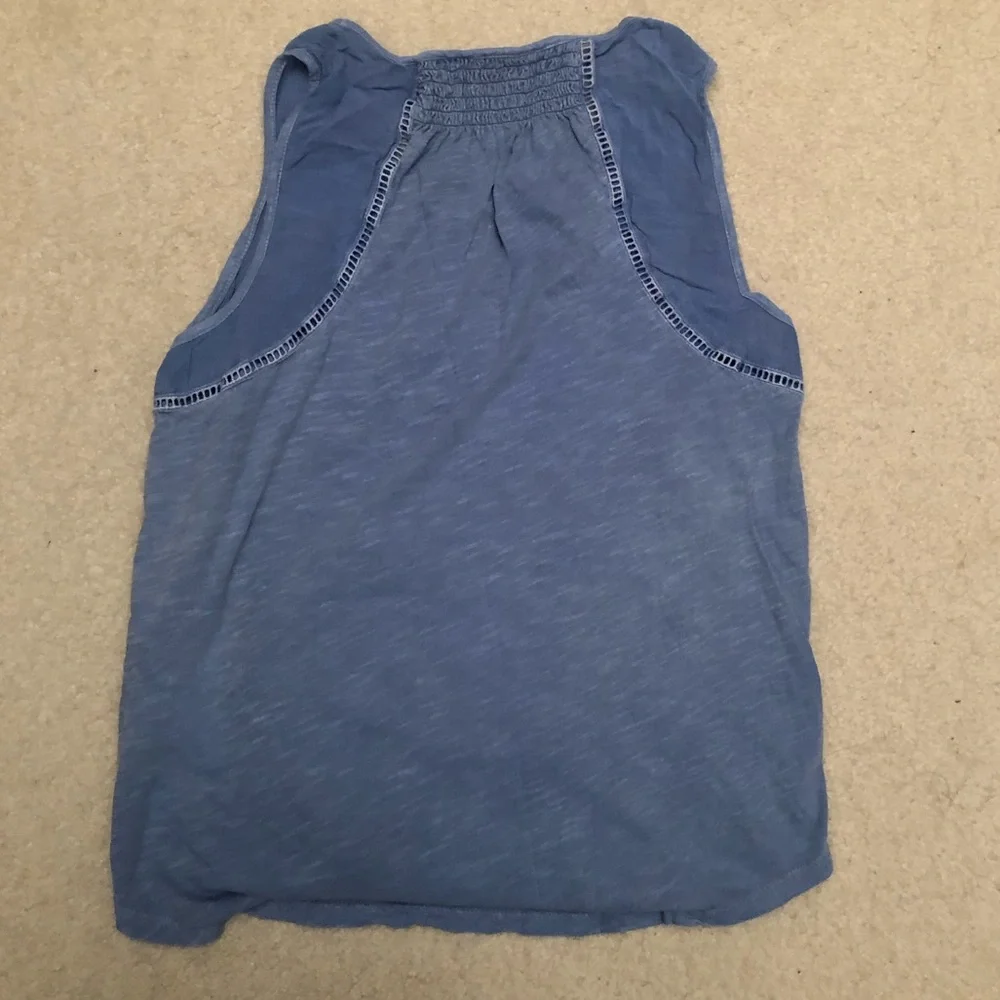 Lucky Brand Sleeveless Tank Top Blue size M - Picture 4 of 4
